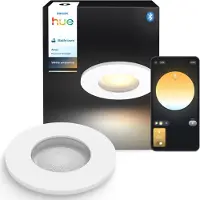 Philips Hue White Ambiance Downlight Adore Per La Zona Bagno (confezione Da 3) Argento