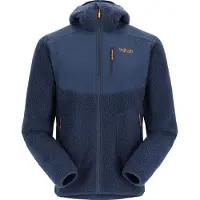 Rab - Pile in Polartec - Outpost Hoody Deep Ink per Uomo - Taglia L - Blu