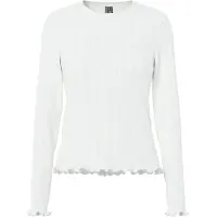 Pieces Top A Maniche Lunghe | Bianco | L