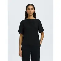Selected Top A Maniche Corte Donne Nero 36