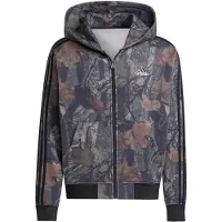 Adidas Unisex Originals Camo Hooded Full-zip Black Taglia: M | Felpe con cappuccio Outlet | Unisex | Nero