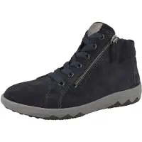 Waldlaufer Boots 'Winterstiefel Damen 961801 200 021 Echtleder in blau' blu