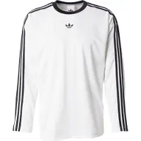 Adidas T-shirts a maniche lunghe Adicolor Jacquard Long-Sleeve Jersey uomini - Bianco - EU XL
