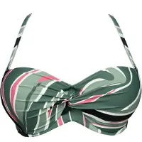 SugarShape Top per bikini 'Mambo' abete / verde chiaro / nero