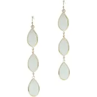 Otazu Triple Drop Earhangers Pink Taglia: OS | Orecchini Outlet | Donna | Rosa