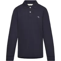 Gant unisex per bambino. 905707 Polo in piqué Navy Shield (15Años= 170cm), Casual, Cotone, Manica lunga, moda per bambini