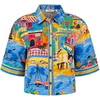 Shiwi Emily Blouse Island Multi Bright Island Taglia: XS | Magliette intime Outlet | Donna