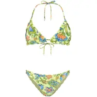 Shiwi Lynn Bikini Set Bohemian Flower Green Bohemian Flower Taglia: 42 | Bikini Outlet | Donna | Verde