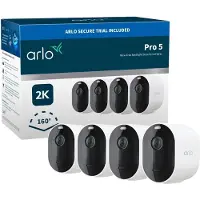 Arlo Pro5 Kit 4 Telecamere 1 Mese Smart