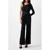 French Connection Guthren Burnout Jumpsuit Baked Cherry Taglia: 10 | Tute Outlet | Donna