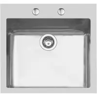 Foster KE Filotop 2265 050 Lavello sopratop / filotop 1 vasca cm 44 x 44 Acciaio inox
