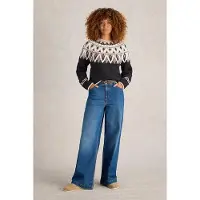 White Stuff Mono Fairlise Jumper Black Multi Taglia: 14 | Maglioni a maglia Outlet | Donna | Nero