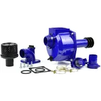 GEKO Pompa meccanica autoadescante con puleggia 2" G81467