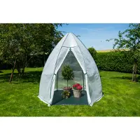 Westmann Tenda per svernamento e serra in plastica Avocado Bianco 250x250x250 cm