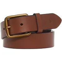 Ralph Lauren per uomo. 405913732002 Cintura in pelle con cavallo marrone (40), Casual, Avana, Classico