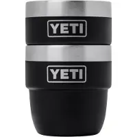 Yeti Rambler Stackable Espresso Cups 4oz, Black, tazza thermos impilabile, 118 ml