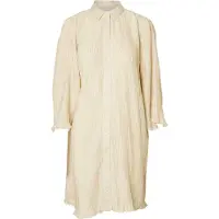 Selected Vestito Camicia Donne Beige 40
