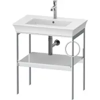 Duravit WT4543R8585 Consolle in metallo da terra Tulipano bianco