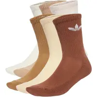 Adidas Calzini Trefoil Cushion Crew Socks 6 Pairs donne - Marrone - L