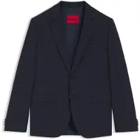 HUGO per uomo. 50540157 Marina militare americana (90), Casual, Da sera, Classico, Poliestere, Navy