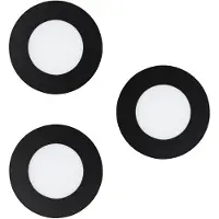 Eglo connect Luci LED da incasso Fueva-Z, nero, 3 pezzi