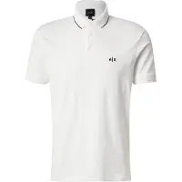 Armani Exchange per uomo. XM001289AF10363U0009 Polo slim fit (XS), Bianco, Casual, Cotone, Manica corta