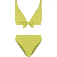 Shiwi Teddy Bikini Set Green Botanic Structure Taglia: 44 | Bikini Outlet | Donna | Verde