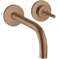 Hansgrohe AXOR Uno mitigeur monocommande de lavabo encastré, rosettes pour montage mural, saillie 165mm, 38113310, 38113310