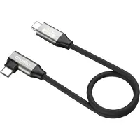 SmallRig 5075 Cavo dati USB-C (da dritto ad angolato, 35 cm) (40Gbps + 240W + 8K)