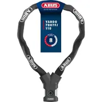ABUS Yardo Fingerprint 7807F Lucchetto per bicicletta (110 cm, grigio)