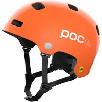 POC Kid's POCito Crane MIPS Casco per bici Bambini (51-54 cm - S, arancione)