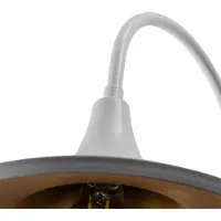 ROYALTECH Applique Enjolino, bianco, altezza 48 cm, metallo, E27