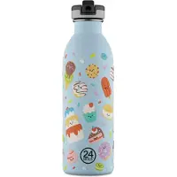 24Bottles Borraccia 'Kids Urban' blu chiaro / verde / arancione / bianco