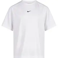 Nike Kid's Dri-Fit Multi S/S Top LBR Heather T-shirt Bambini (S, bianco)