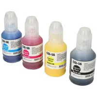 PrintAbout Cartuccia compatibile Canon GI-56BK/C/M/Y - 4 colori Multipack