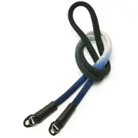 Artisan&artist ACAM 316G cinturino per fotocamera in seta blu navy