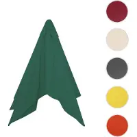 Mendler Copertura di ricambio per ombrellone Florida, copertura di ricambio per ombrellone, Ø 3m poliestere 6 montanti ~ verde oliva