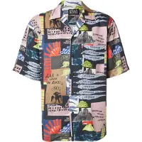 Scotch & Soda Relaxed-fit Tencel All-over Printed Short-sleeved Shirt Art Taglia: S | Camicie Casual Outlet | Uomo