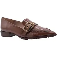 Hispanitas per donna. HI254262 Scarpe in pelle marrone di Torino (38), 1 a 3 cm, Nessuno, Casual, Da sera, Classico