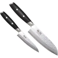 Yaxell Tsuchimon 36750, set da regalo santoku e coltello universale 2-pz