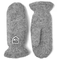 Hestra Basic Wool Mitt Guanti (6, grigio)