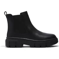 Timberland per donna. TB0A5ZCG0011 Stivaletti Chelsea Field neri in pelle a metà polpaccio (38.5 W), Nero, Basso, Nessuno, Casual