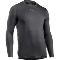Northwave Bomb Jersey Long Sleeve Maglietta da ciclismo Uomo (XXL, grigio)