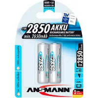 Ansmann Batterie Ricaricabili 1x2 Nimh 2850 Mignon 2650mah Aa