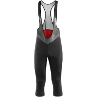 Löffler 3/4 Bike Bib Tights Transtex Basic Gel Pantaloni da ciclismo Uomo (48, nero/grigio)