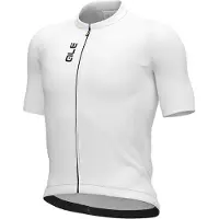 ALÉ Pragma Color Block Jersey Maglietta da ciclismo Uomo (3XL, bianco/grigio)