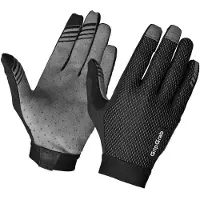 Gripgrab Vertical 2 InsideGrip Full Finger Summer Gloves Guanti (L - 10, grigio/nero)