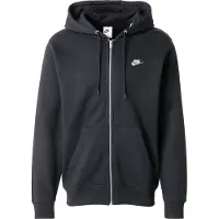 Nike Club BB Full Zip Hoodie Felpa con cappuccio Uomo (M, nero)