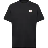 New Balance Woven Label T-shirt Black Taglia: M | T-shirt stampate Outlet | Uomo | Nero