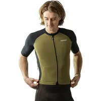Gripgrab Grinta Short Sleeve Jersey Maglietta da ciclismo Uomo (S, olivia)